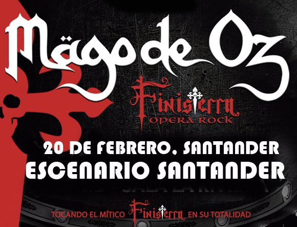 Concierto de Mago de Oz en Escenario Santander