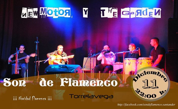 Concierto de Son de Flamenco en el New Motor y The Garden en Torrelavega