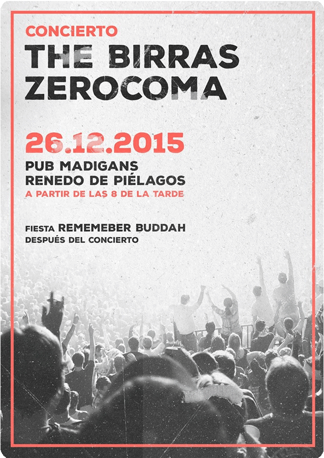 Concierto de The Birras y Zerocoma en el Madigans de Renedo