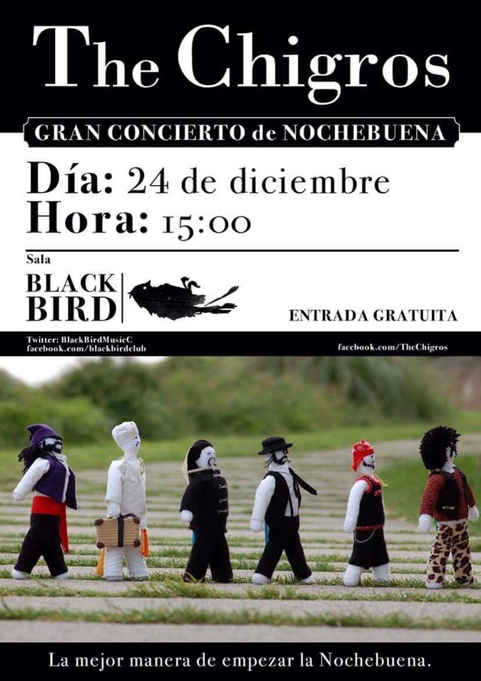 Concierto de The Chigros en el Black Bird de Santander