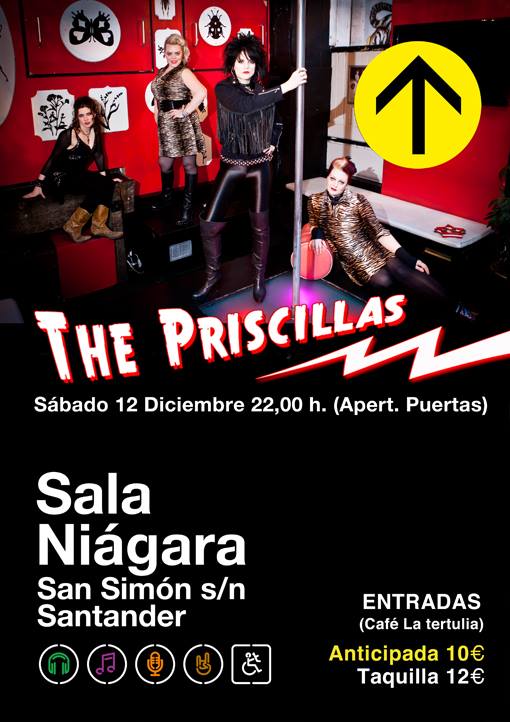 Concierto de The Priscillas en el Niágara en Santander