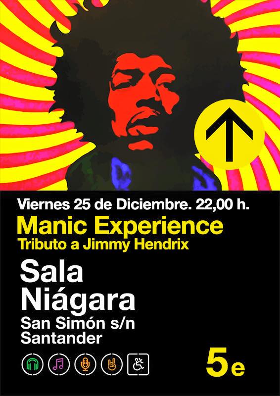 Concierto tributo a Jimmy Hendrix en el Niágara en Santander
