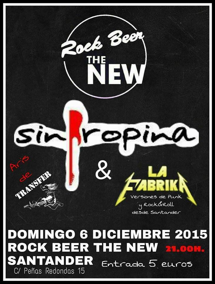 Concierto de Sinpropina y La Fabrika en el New en Santander