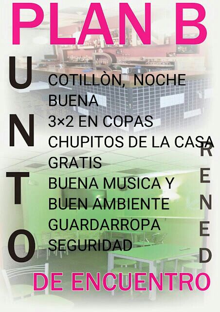 Cotillón de Nochebuena en Plan B en Renedo