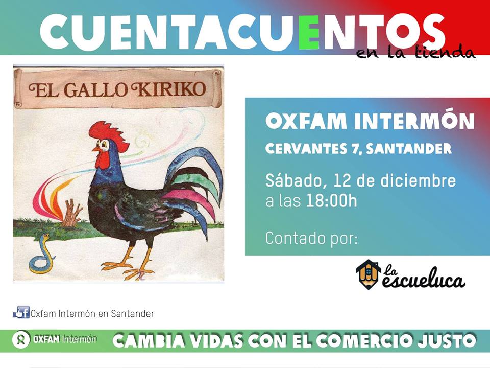 Cuentacuentos en Oxfam intermon en Santander