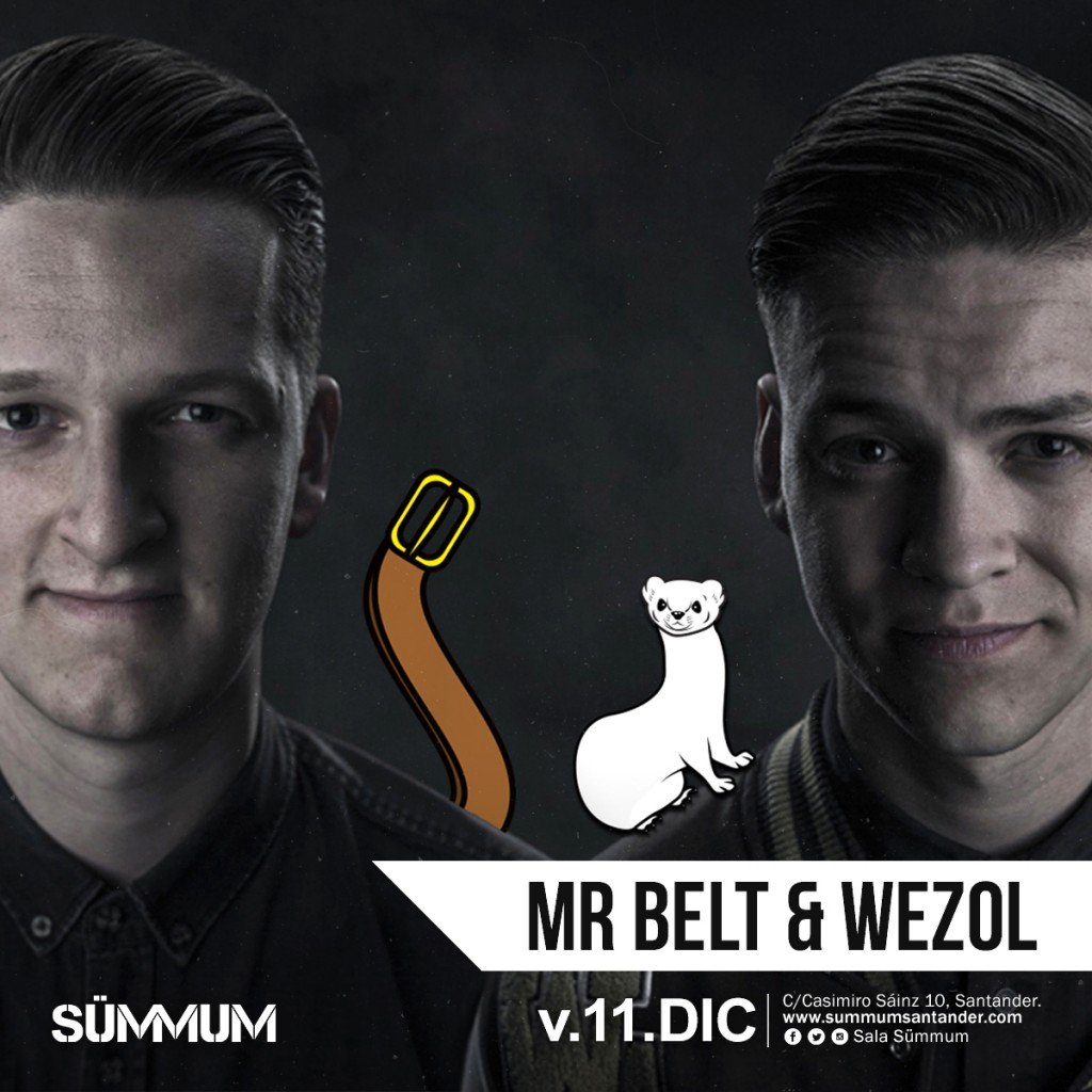 FUTURE FIDAYS presenta a MR BELT & WEZOL en el Summum en Santander