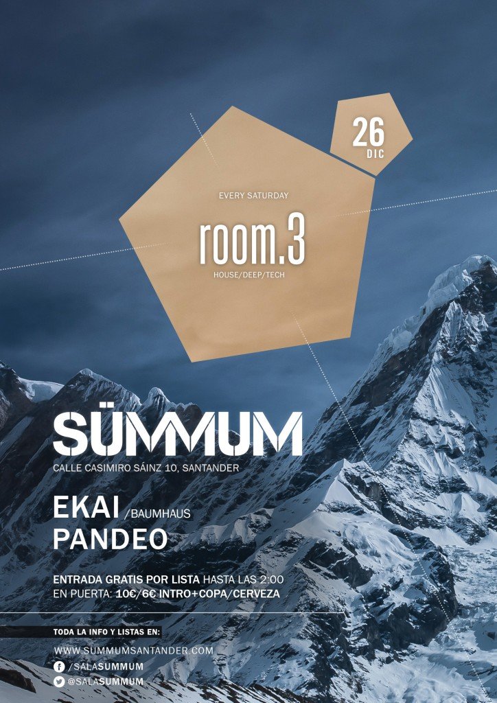 Fiesta Room3 en el Summum en Santander