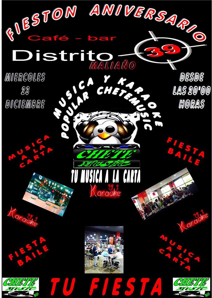 Fiesta aniversario de Distrito 39 en Maliaño