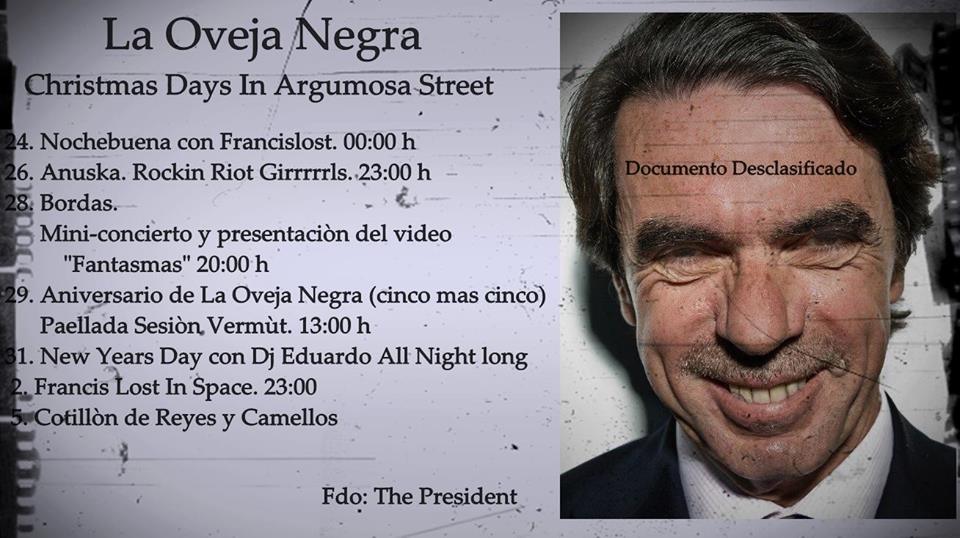 Fiesta, concierto cotillón y más en La Oveja Negra de Torrelavega