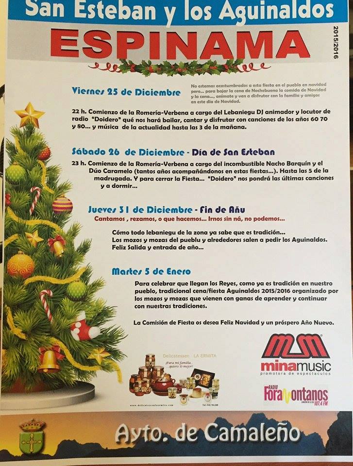 Fiesta de San Esteban en Espinama y cabalgata de reyes