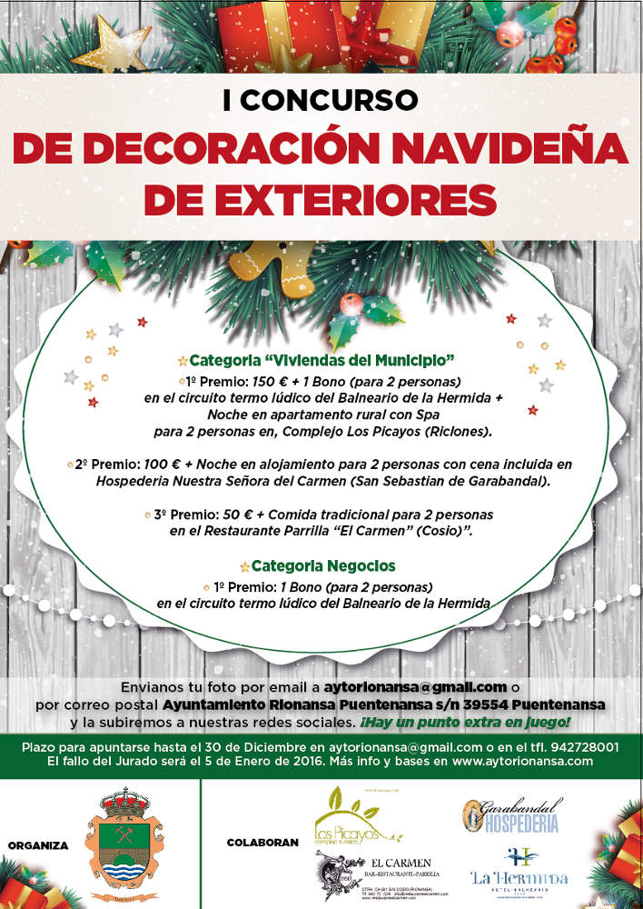 I concurso de decoración navideña de exteriores