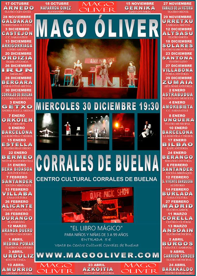 Magia con el Mago Oliver en Los Corrales de Buelna