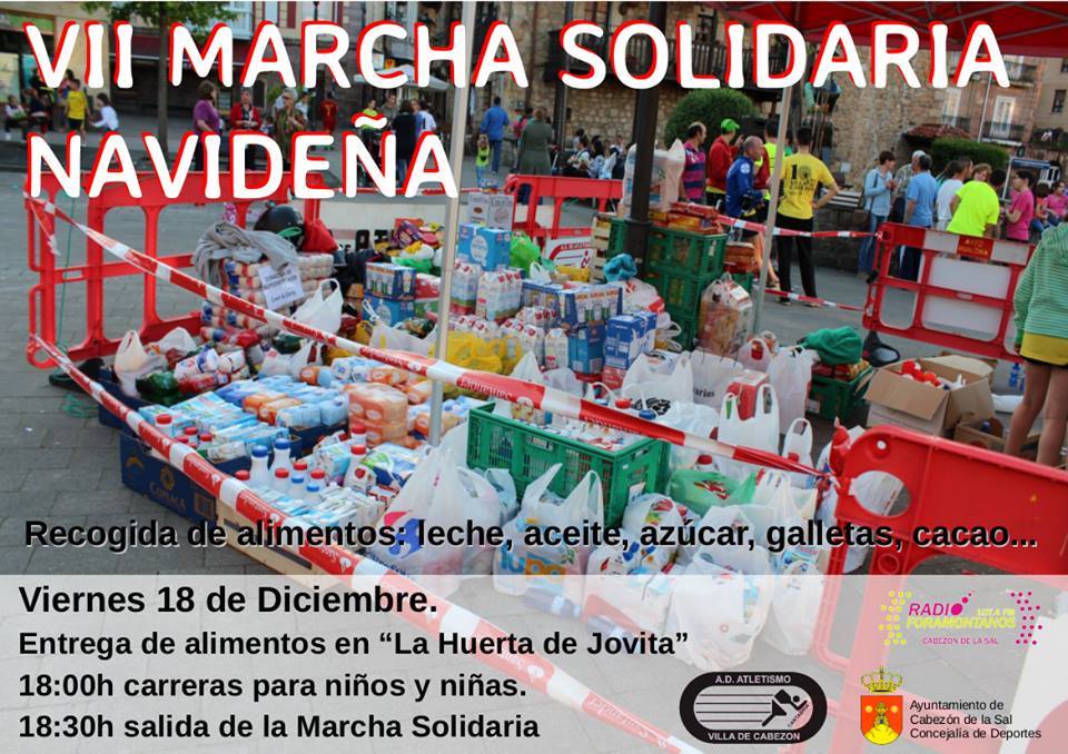 Marcha solidaria Navideña en Cabezón de la Sal