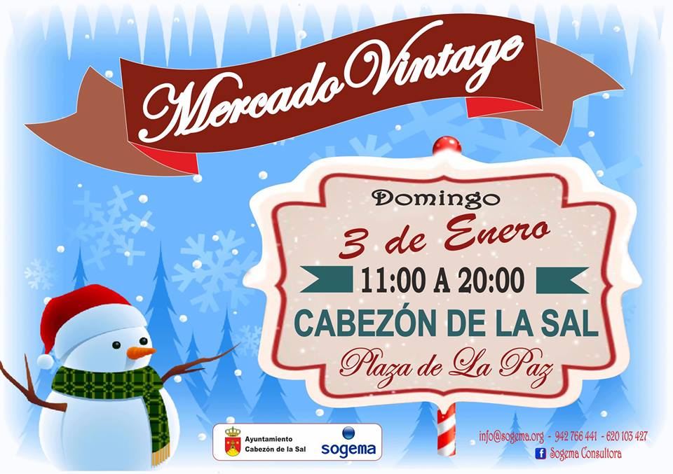 Mercado Vintage en Cabezón de la Sal