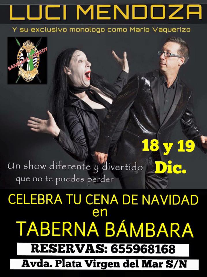 Cena y Monólogo de Luci Mendoza en La Virgen del Mar