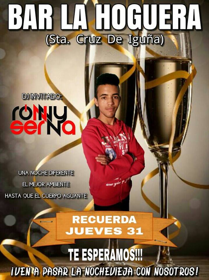 Nochevieja en el Bar La Hoguera en Iguña