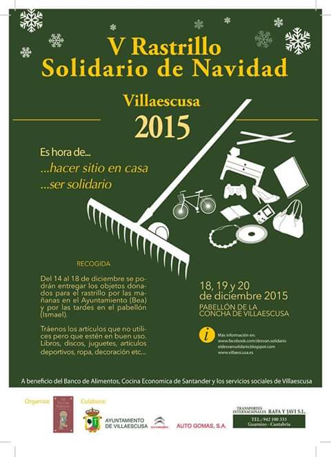 Rastrillo de Navidad en Villaescusa