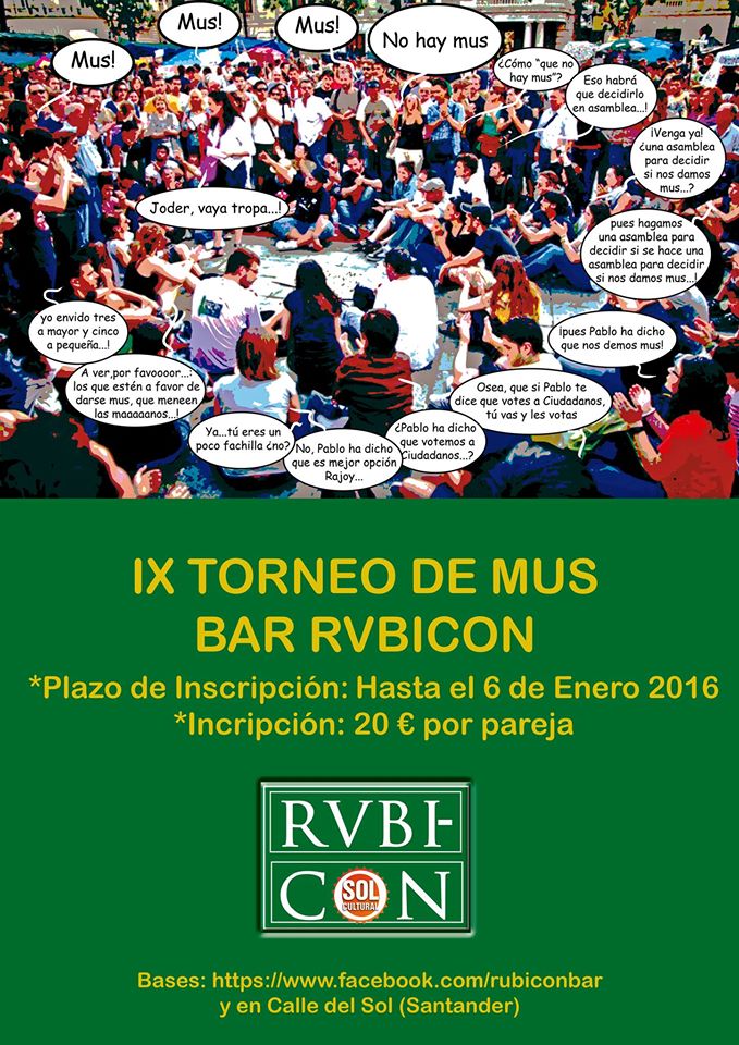 Torneo de Mus en el Rvbicón en Santander