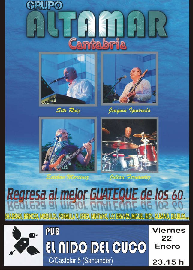 Actuación de Grupo Altamar en el Nido del Cuco en Santander