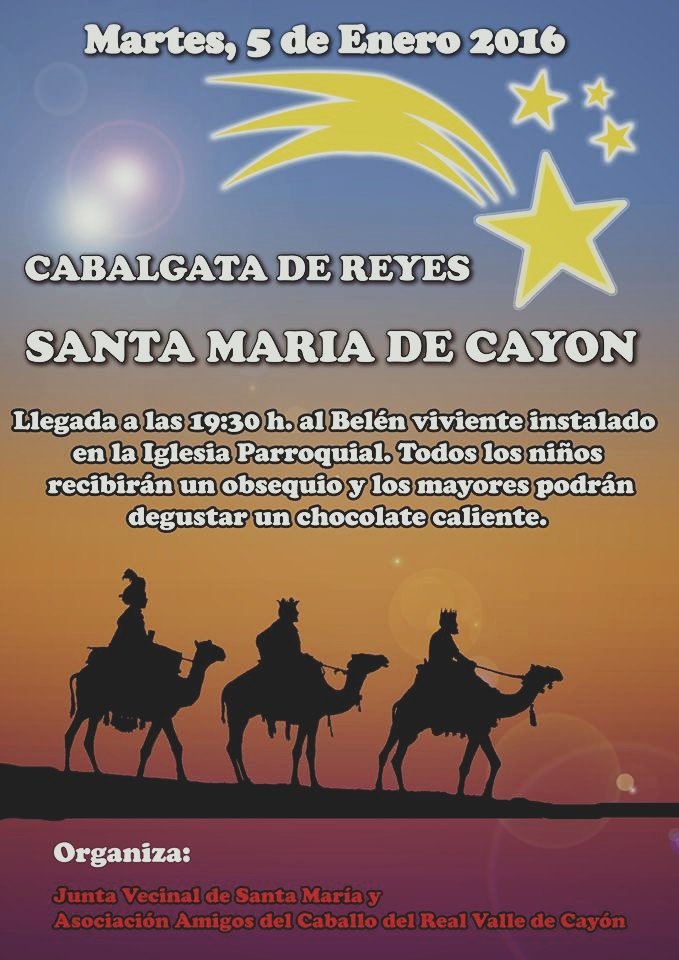 Cabalgata de Reyes de Santa María de Cayón 2016