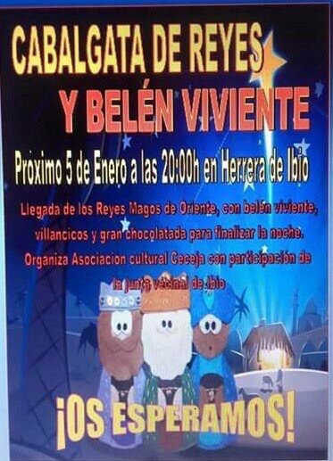 Cabalgata de Reyes en Herrera de Ibio 2016