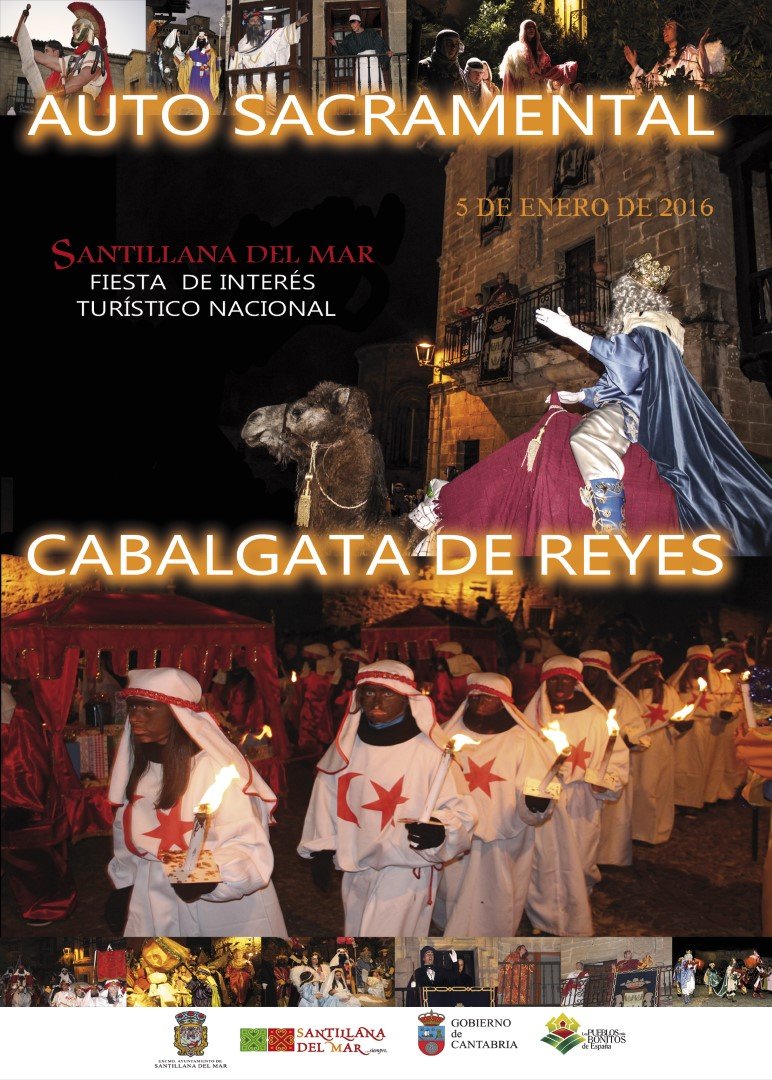 Cabalgata de Reyes en Santillana del Mar 2016