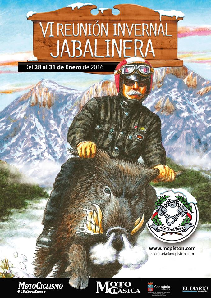 Concentración de motos en Ontaneda