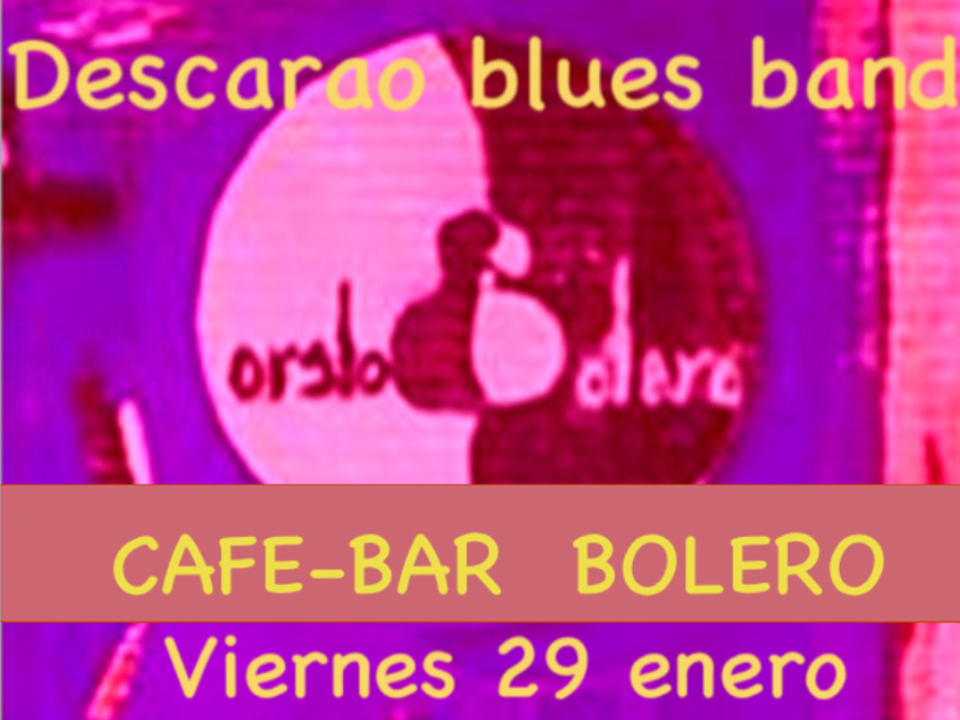 Concierto de Descarado Blues Band en el bar Bolero de Santander