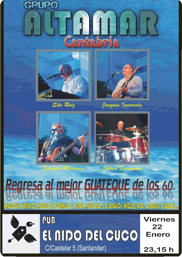 Concierto de Grupo Altamar en el Nido del Cuco en Santander