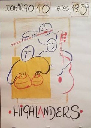 Concierto de Highlanders en La Pirula en Santander