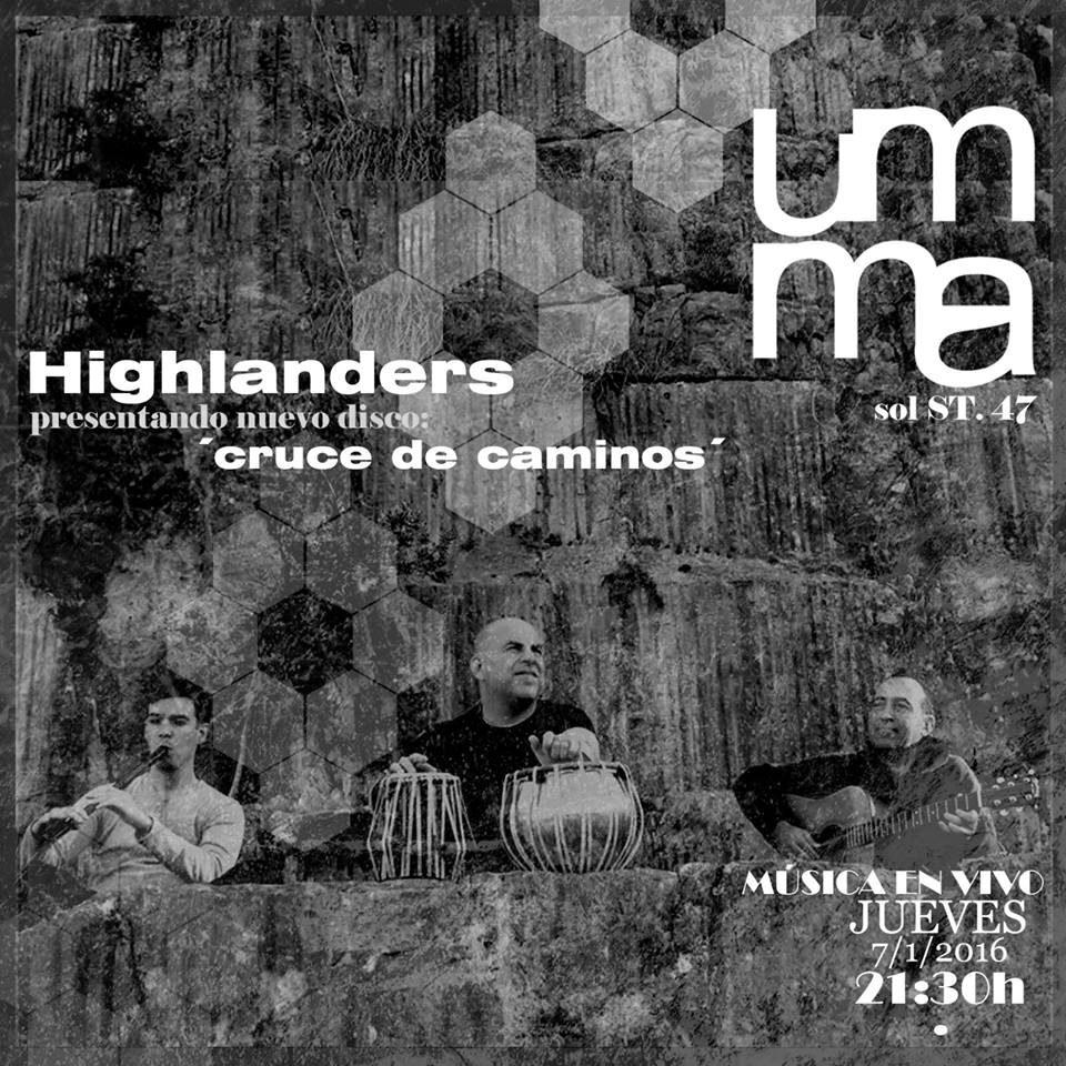 Concierto de Highlanders en el Umma en Santander