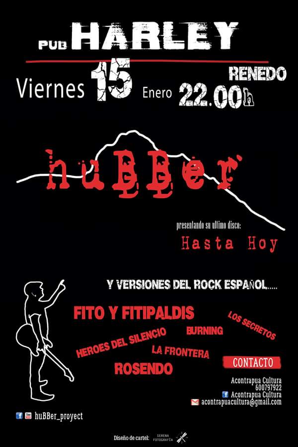 Concierto de Hubber en el pub Harley en Renedo