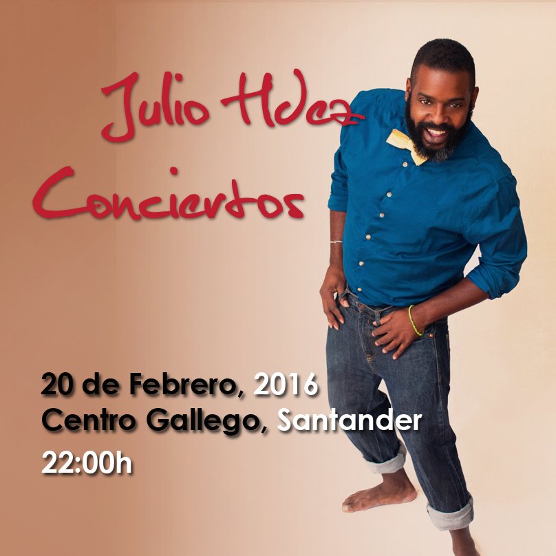 Concierto de Julio Hdez en el Centro Gallego de Santander