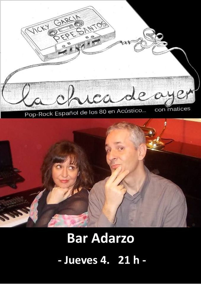 Concierto de La Chica de Ayer en el Bar Adarzo en Santander