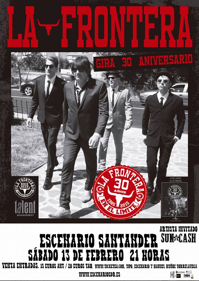 Concierto de La Frontera en Escenario Santander