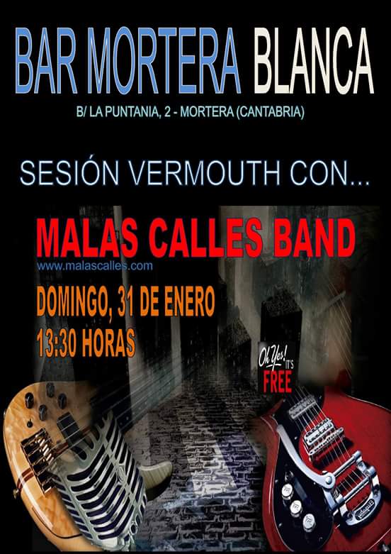 Concierto de Malas Calles en el Mortera Blanca