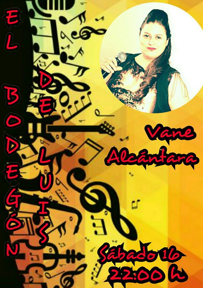 Concierto de Vane Alcántara en el Bodegón de Luis en Hinojedo