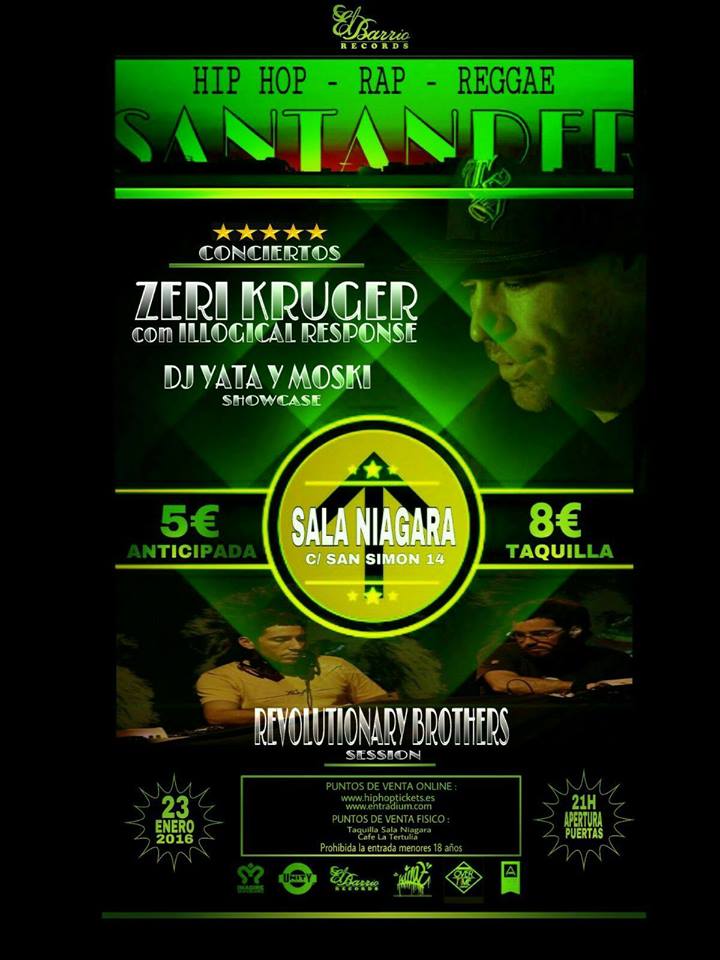 Concierto de Zeri Kruger en el Niágara en Santander