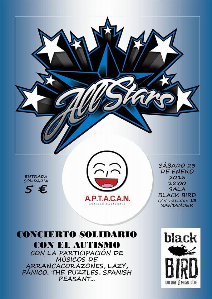 Concierto solidario con el autismo en el Black Bird en Santander