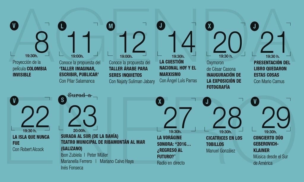 Conciertos,talleres y más en La Vorágine en Santander