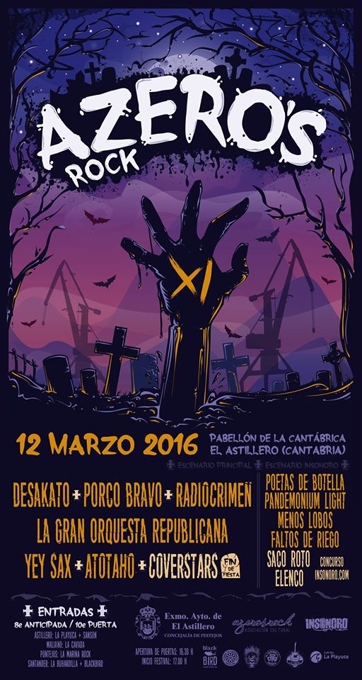 Festival Azeros Rock en Astillero