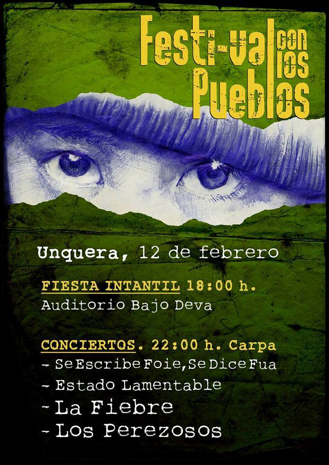 Festival y fiesta infantil en Unquera por los refugiados