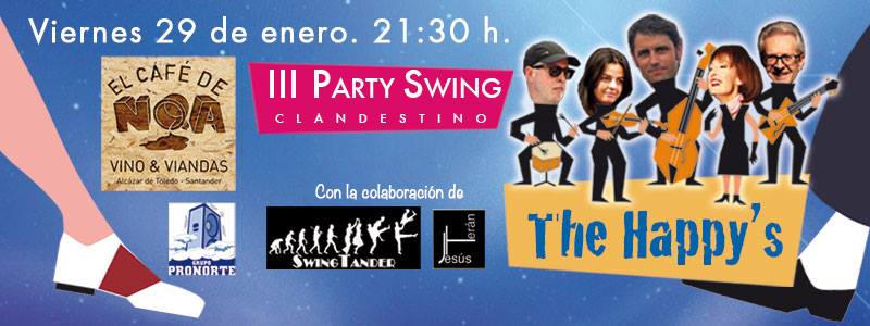 Fiesta Party Swing en el Café de Noa en Santander