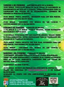 Fiestas carnaval Bezana