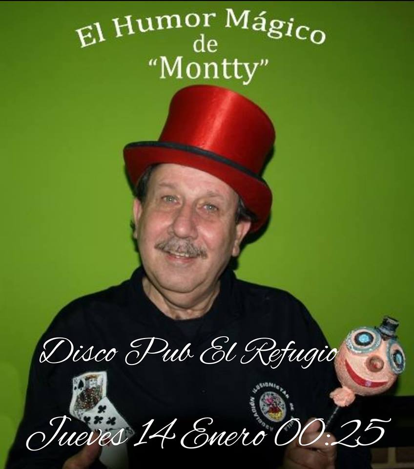 Humor y magia con Montty en El Refugio de Tanos