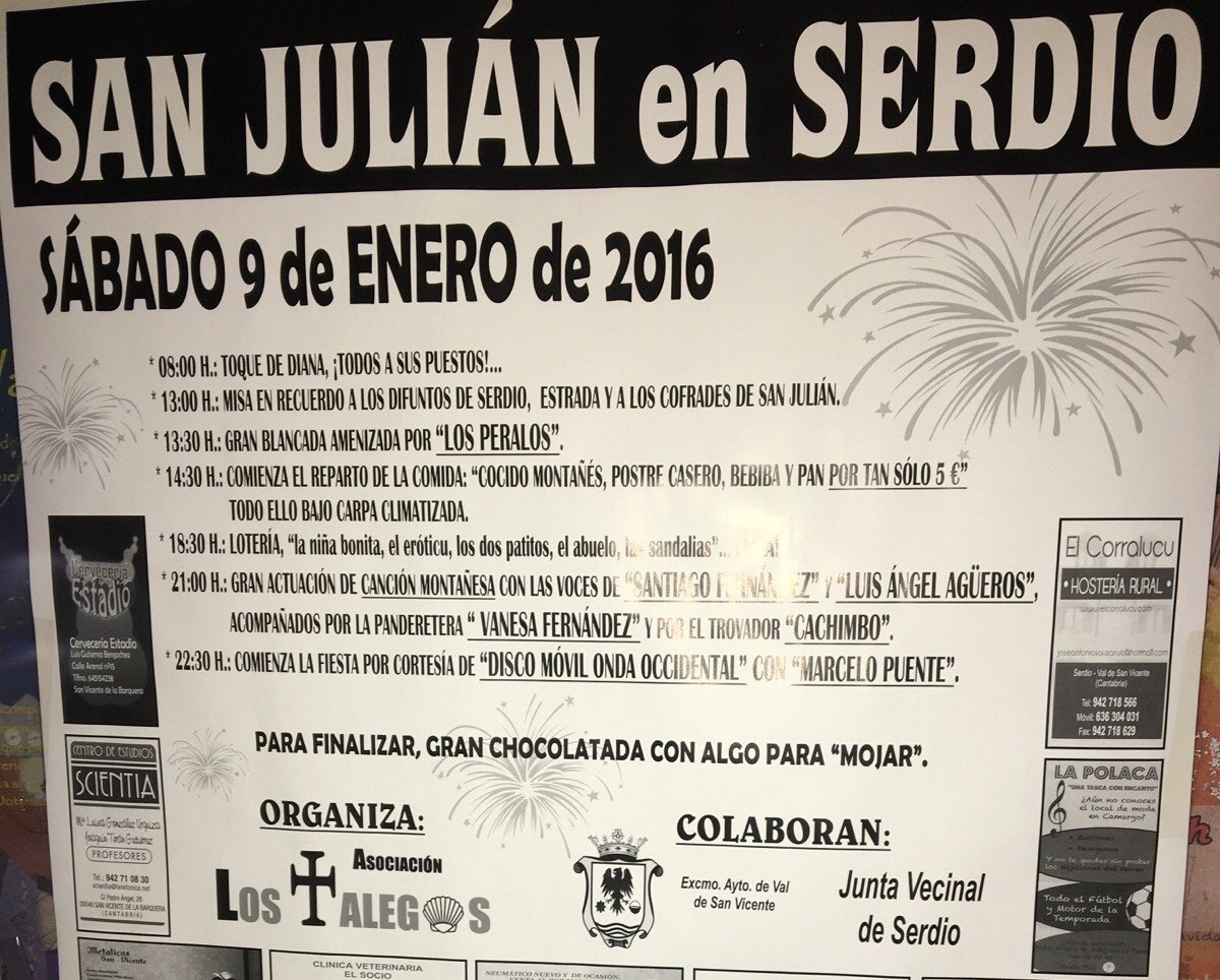 Fiestas de San Julián en Serdio