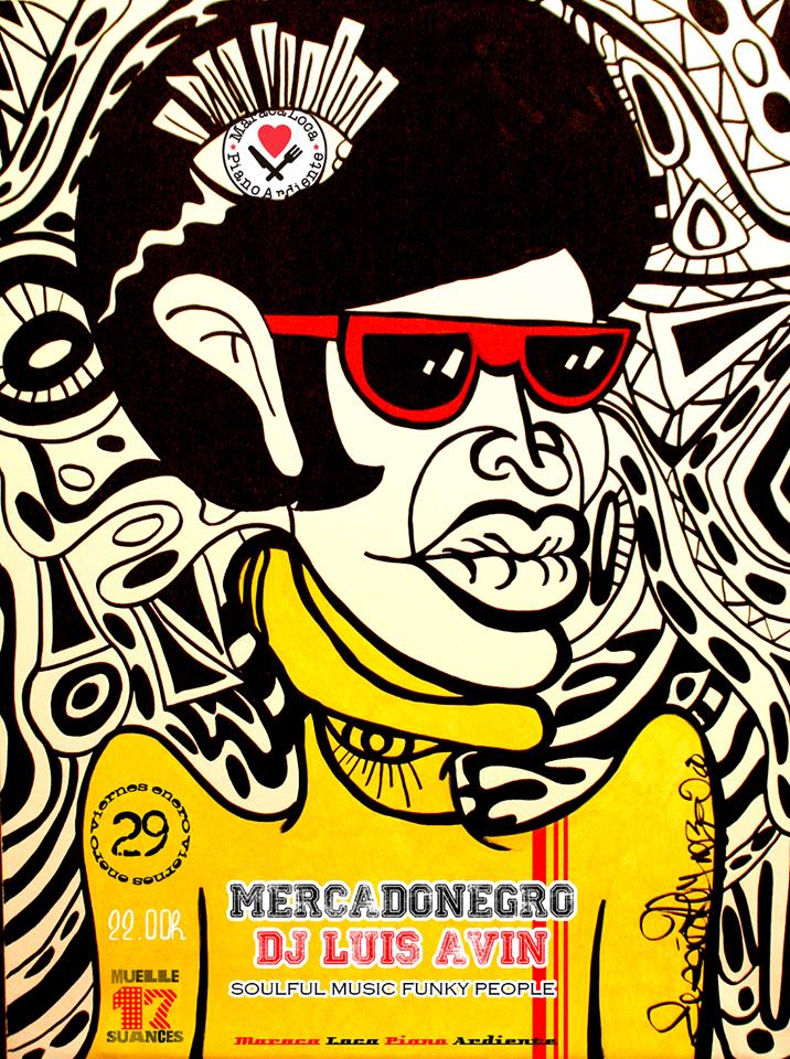 Mercadonegro con Dj Luis en Maraca Loca de Suances
