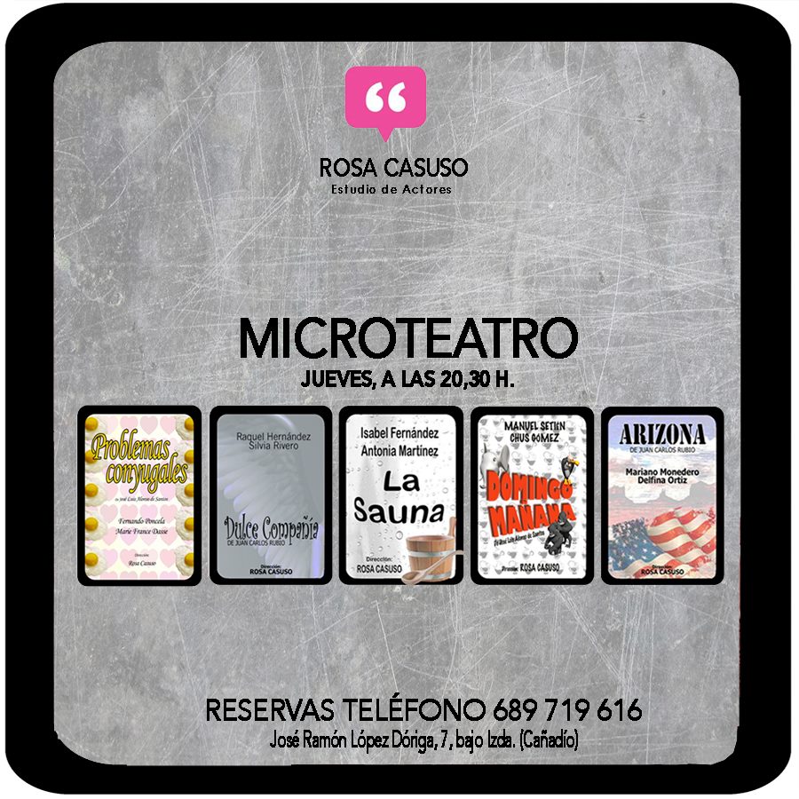 Micro Teatro en Rosa Casuso en Santander