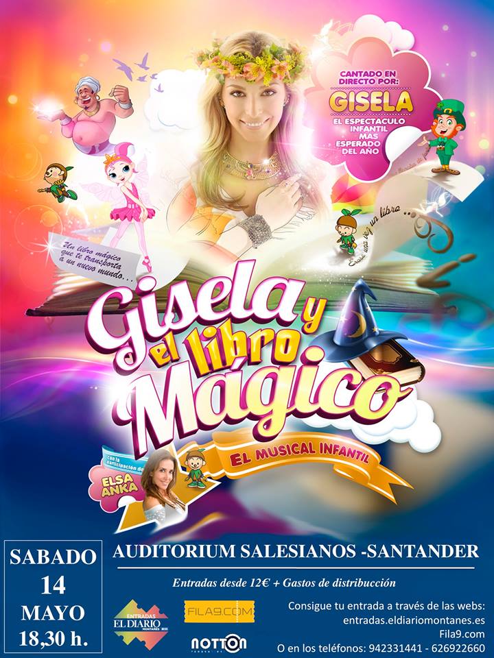Musical infantil Gisela y el mundo mágico en Santander