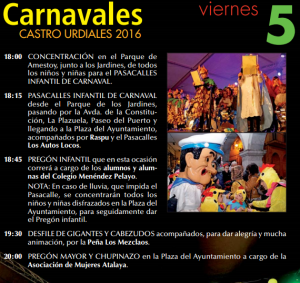 programa 2016 castro carnaval